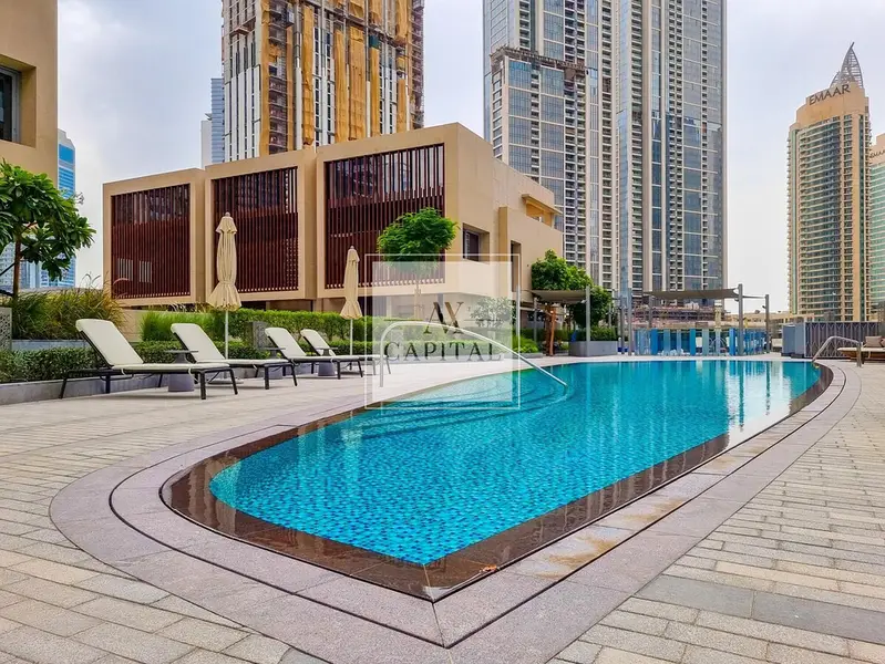 Burj Khalifa View | Unfurnished | High Floor