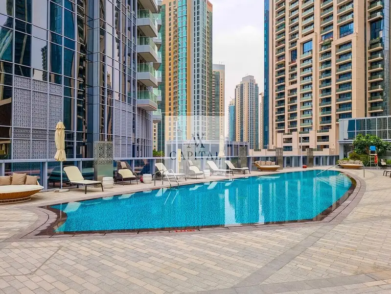 Burj Khalifa View | Unfurnished | High Floor