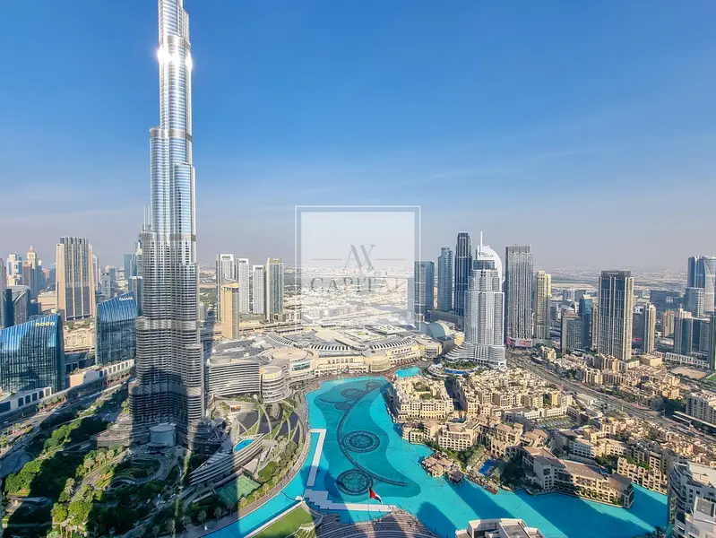 Burj Khalifa View | Unfurnished | High Floor