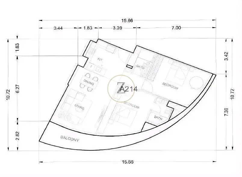 20% Down | 2 BR | Aquarise | Business Bay