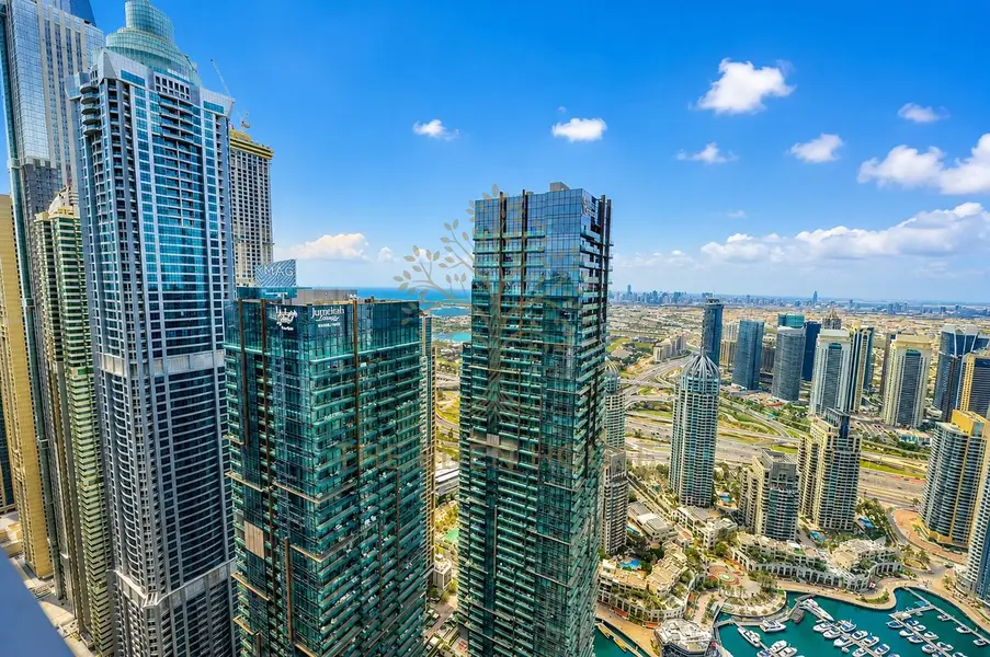Luxury 2BR | High Floor | Full Marina View | Weekly Stay