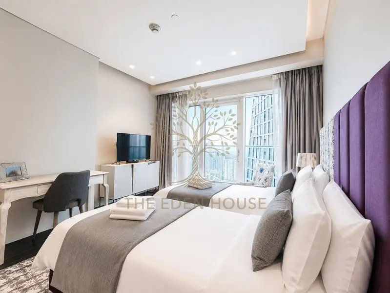 Luxury 2BR | High Floor | Full Marina View | Weekly Stay