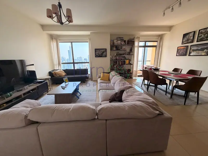 Marina & City View | 2BR Apartment | Unfurnished | Amwaj 4 JBR