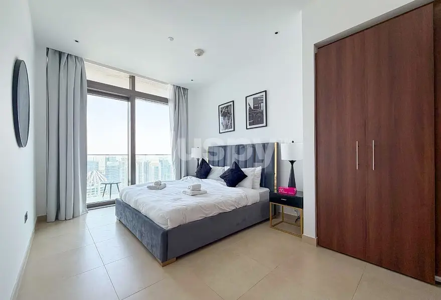 High Floor | Marina and Golf View | Semi Furnished
