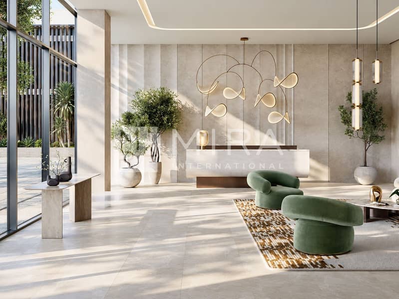 4 Sunlit lobby with sculptural pendant-7