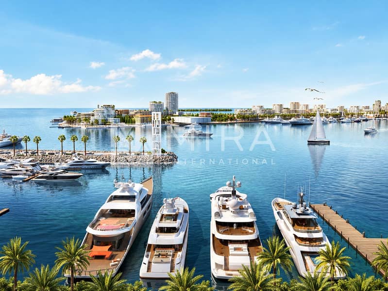 10 Marina panorama with yachts and skyline-1
