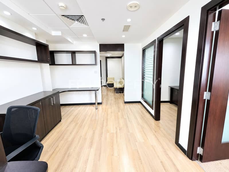 7 Modern Office Corridor with Glass Doors. png