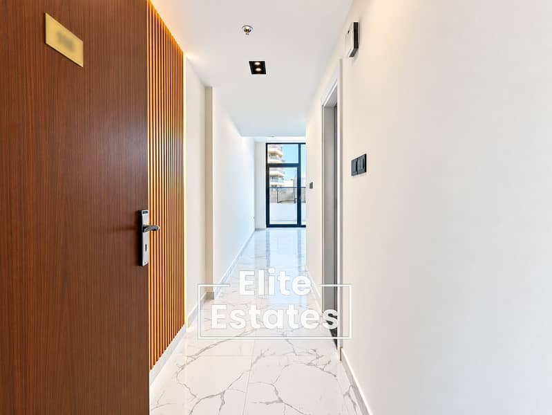 2 Modern Apartment Hallway with Balcony View. png