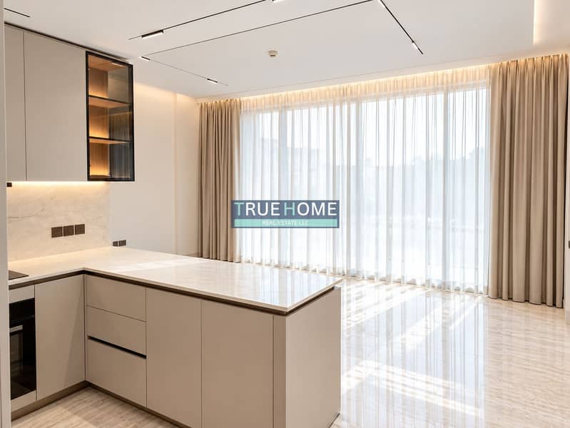 2 Minimalist Kitchen with Sunlit Curtains. png
