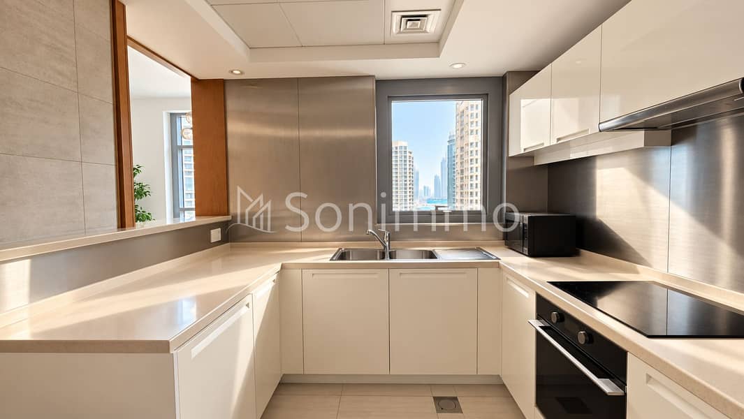 13 Modern U-Shaped Kitchen with City Views. png