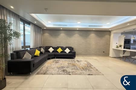 4 Bedroom Townhouse for Sale in Jumeirah Village Circle (JVC), Dubai - Spacious living area | 4 bed ensuite bedrooms