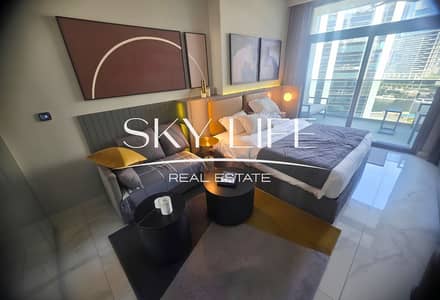 Studio for Rent in Business Bay, Dubai - Pool & Canal View | Furnished Studio | Prime Locat Studio for Rent in Business Bay, Dubai - Pool & Canal View | Furnished Studio | Prime Locat