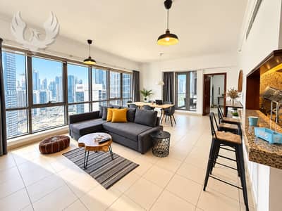 1 Bedroom Flat for Rent in Downtown Dubai, Dubai - Fully Furnished | Burj Khalifa and Fountain views