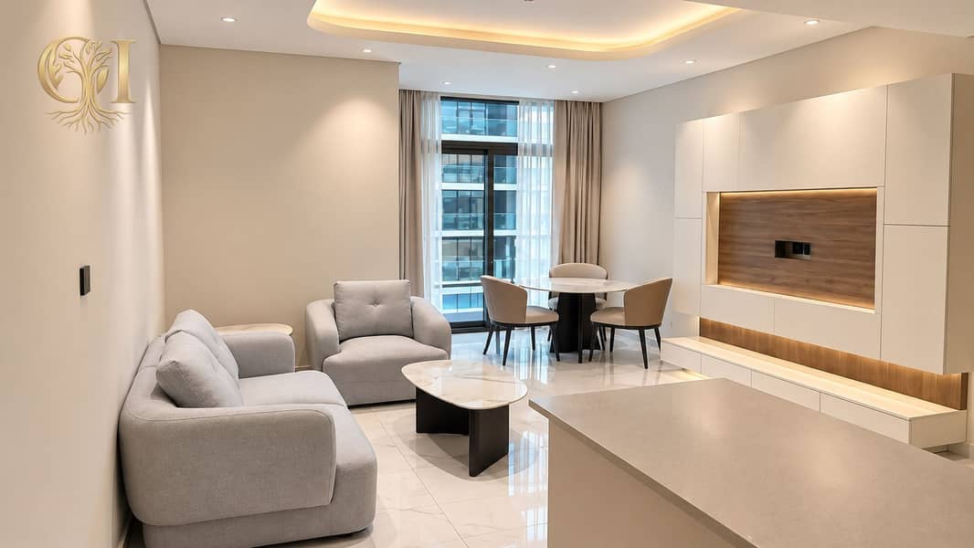 2 Warm Minimalist Living and Dining Space. png