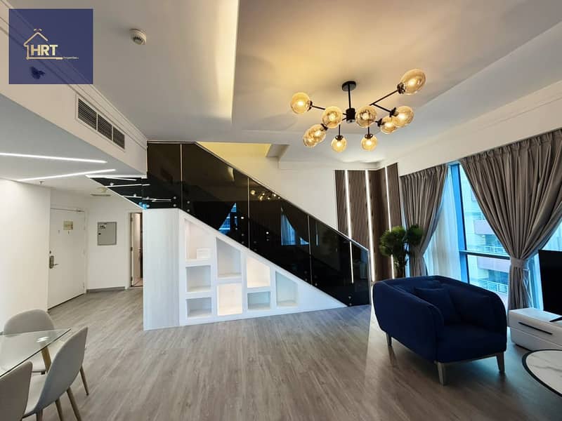 Spacious 3BR Duplex Apartment | Luxury Furnished | Chiller & Wifi Free | Ready to move | Multiple options available