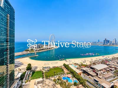 4 Bedroom Apartment for Rent in Jumeirah Beach Residence (JBR), Dubai - Huge Duplex | Full Sea and Palm Views | Vacant 4 Bedroom Apartment for Rent in Jumeirah Beach Residence (JBR), Dubai - Huge Duplex | Full Sea and Palm Views | Vacant