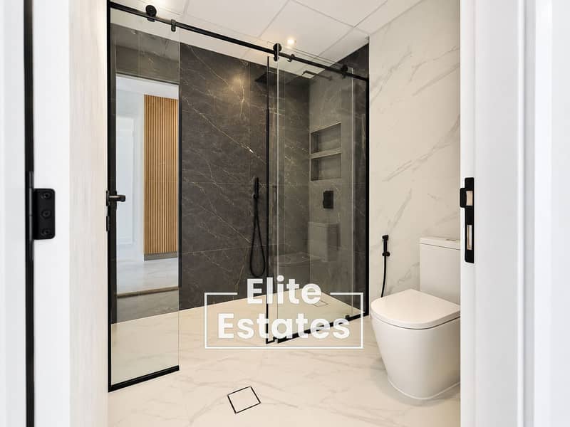9 Minimalist Marble Bathroom with Glass Shower. png
