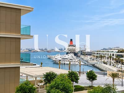 Appartement de 2 chambres à à louer à Mina Rashid, Dubai - Modern Marina with Yachts and Cruise Ship. png