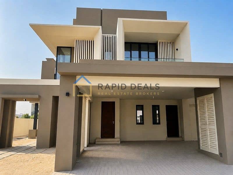 Brand New 4BR+M Corner Villa | Single Row | Vacant Brand New 4BR+M Corner Villa | Single Row | Vacant