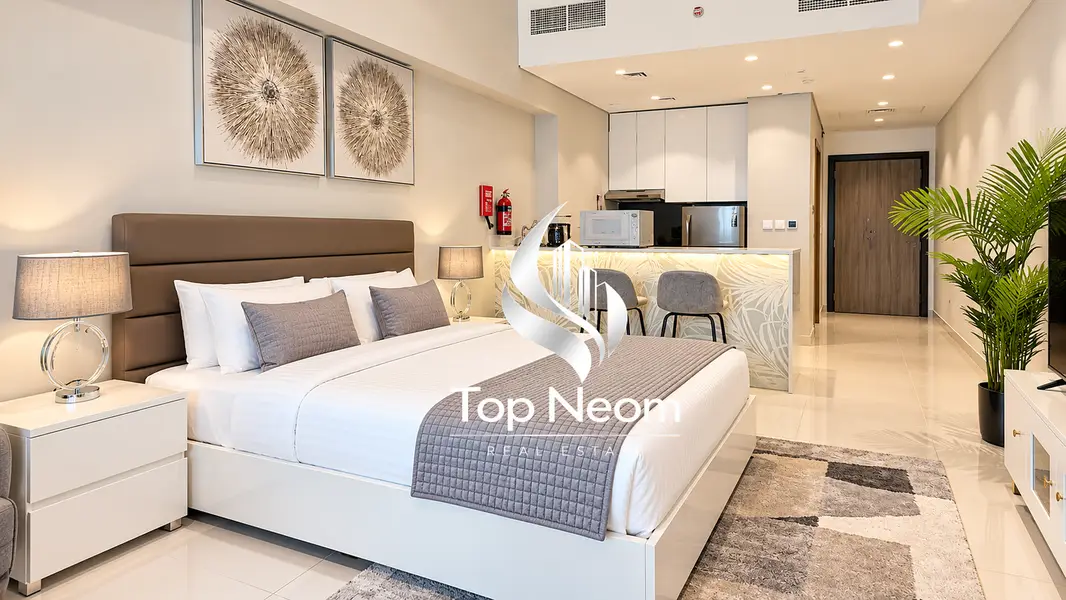 FURNISHED STUDIO APARTMENT FOR RENT | BLUE WAVE | WADI AL SAFA 5
