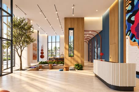 3 habitaciones Apartamento para en Venta en Dubai Design District (D3), Dubai - Sunlit Modern Luxury Lobby (1). png