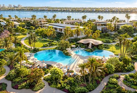 تاون هاوس 3 غرف نوم للبيع في جزر دبي، دبي - Tropical Lagoon Resort Retreat. png