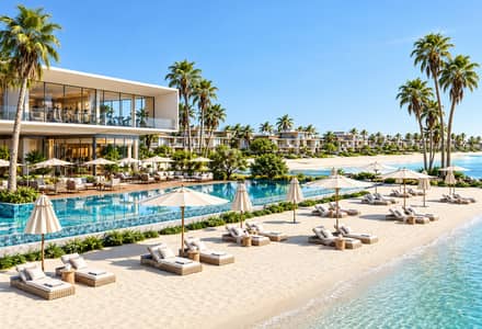 تاون هاوس 4 غرف نوم للبيع في جزر دبي، دبي - Sunlit Tropical Luxury Resort. png