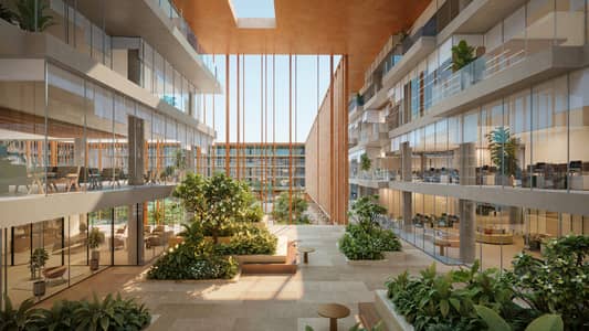 Office in vendita a City of Arabia, Dubai - 04_Triple_Height_Garden_Lounge. jpg