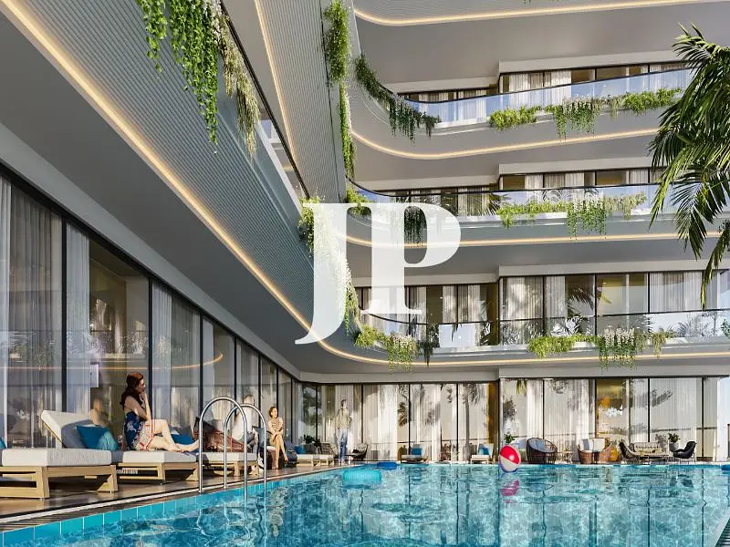 Skyline View 1BR | Milos by Karma | Balcony & Pool Access