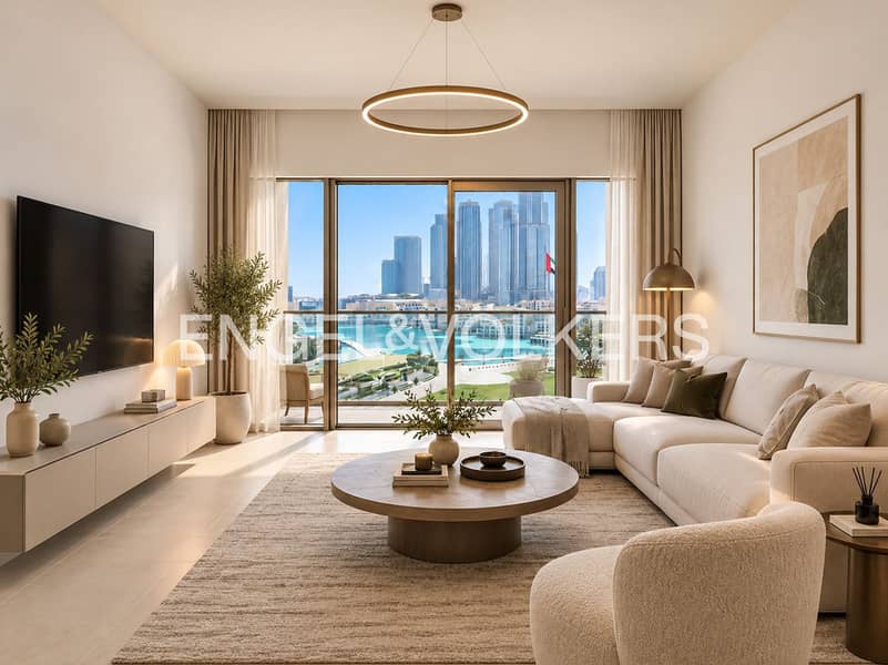 Burj & Fountain Views | Luxury Living