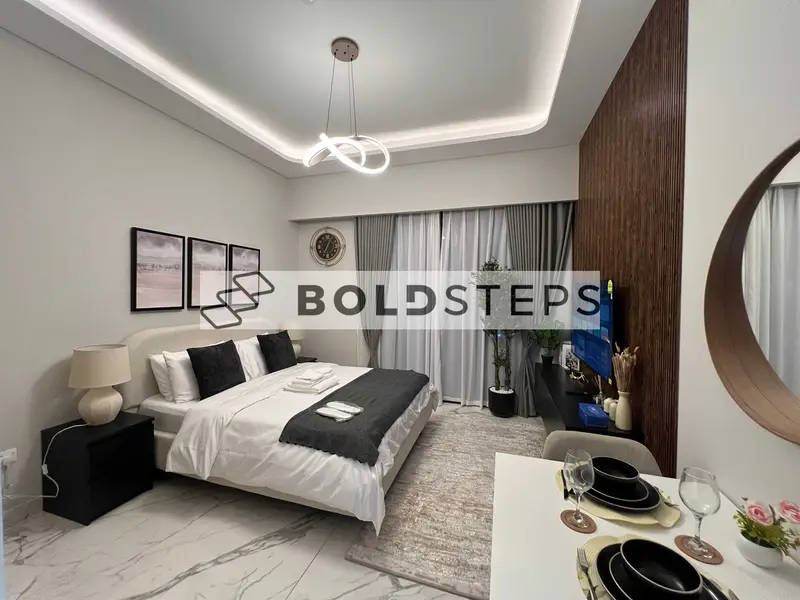 Elegant Furnished Studio in Azizi 61 | Ready to Move In