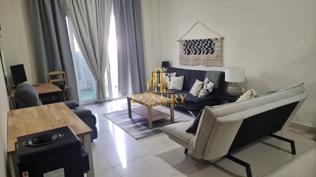 1BR Fully Furnished | 2 Bathrooms | Ground Floor with Private Garden | Al Zahia Garden Com 1BR Fully Furnished | 2 Bathrooms | Ground Floor with Private Garden | Al Zahia Garden Com
