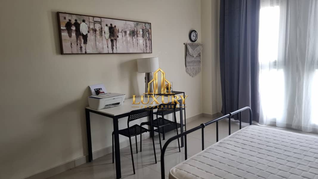 4 1BR Fully Furnished | 2 Bathrooms | Ground Floor with Private Garden | Al Zahia Garden Com