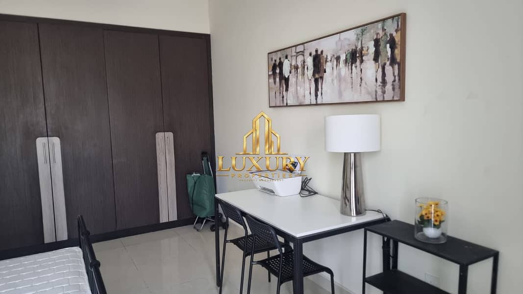 5 1BR Fully Furnished | 2 Bathrooms | Ground Floor with Private Garden | Al Zahia Garden Com
