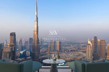 2 Bedroom Apartment for Sale in Downtown Dubai, Dubai - 2BR + Study | Burj Khalifa View | Large Layout