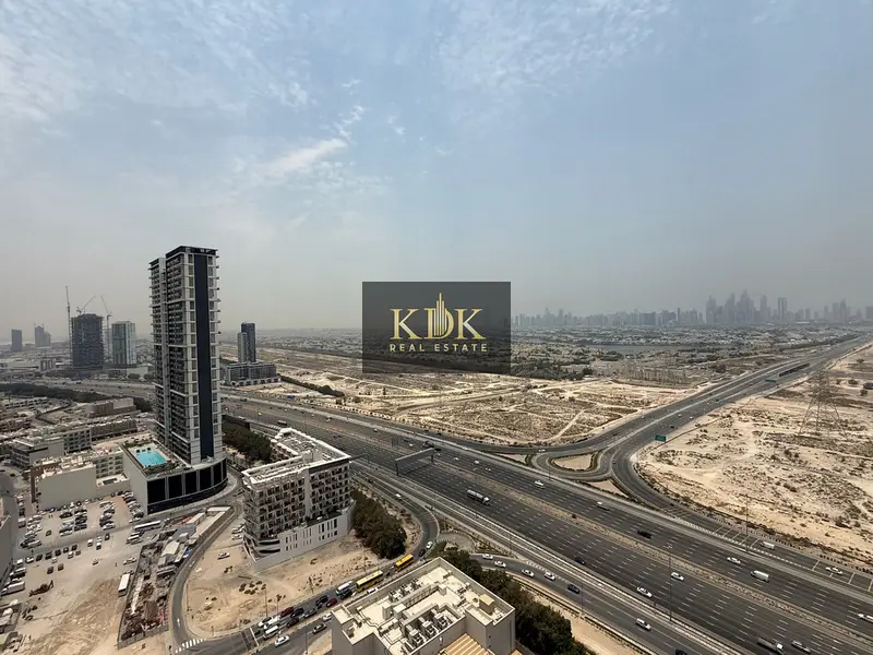 Corner 2BR Apartment | Binghatti Corner JVC | Skyline View