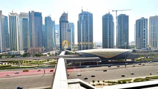 Front Of Metro Station l Chiller Free | SZR & JLT Skyline View