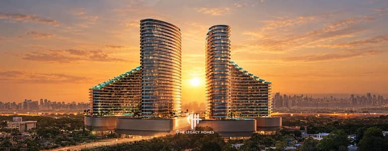2 Bedroom Flat for Sale in Majan, Dubai - DLD Waiver | Curved Tower Design | 2027 Handover