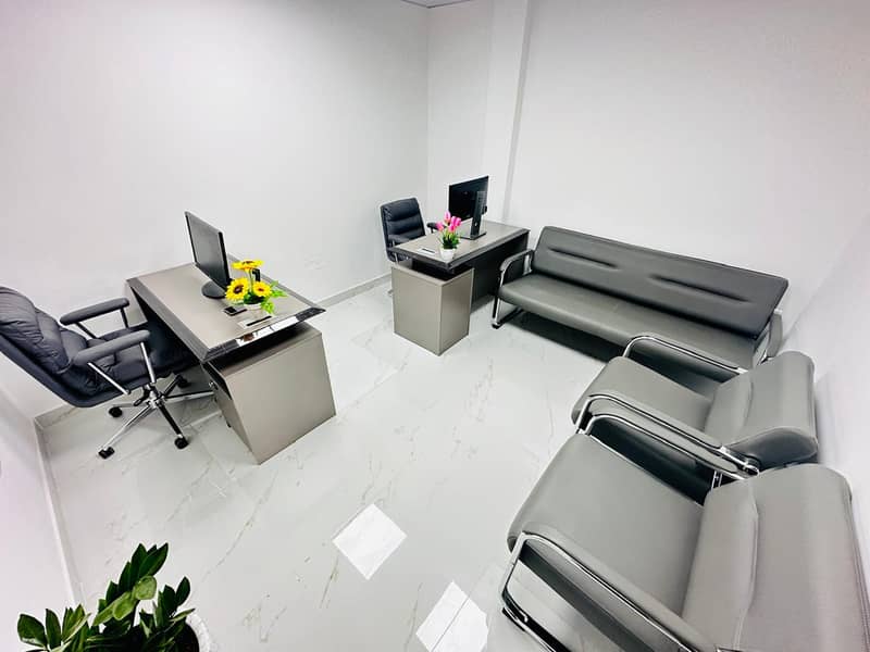 CO-WORKING SPACE WITH EJARI|FULLY FURNISHED OFFICE FOR RENT|NO COMMISSION|