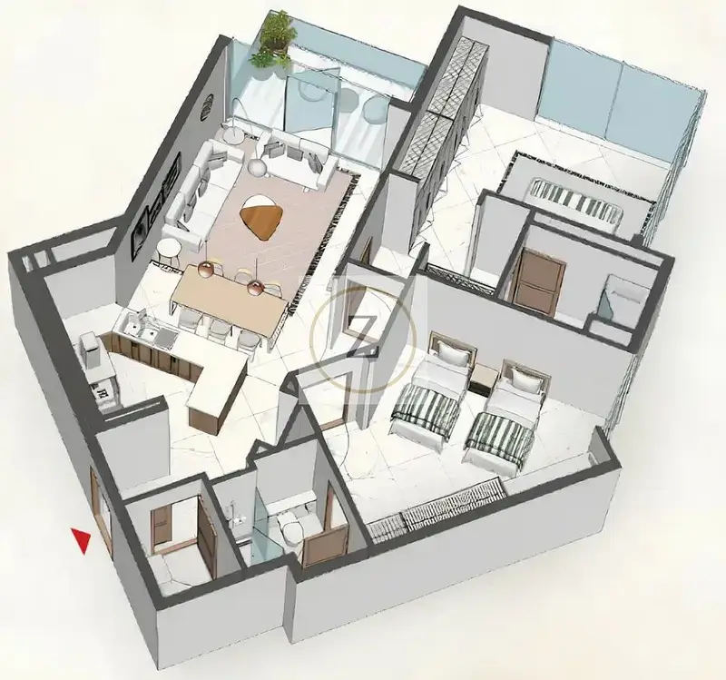 Only AED 1.39M | 2 BR | Roof Comfort | DLRC