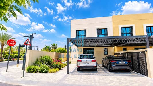 3 Schlafzimmer Villa zum Miete in Al Rahmaniya, Sharjah - Modern Villa Corner with Luxury Carport. png 3 Schlafzimmer Villa zum Miete in Al Rahmaniya, Sharjah - Modern Villa Corner with Luxury Carport. png