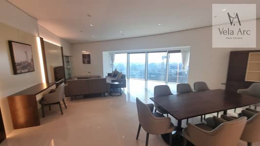 2 Bedroom Flat for Rent in Sheikh Zayed Road, Dubai - Furnished | Sea View| Close to Metro | High-Floor
