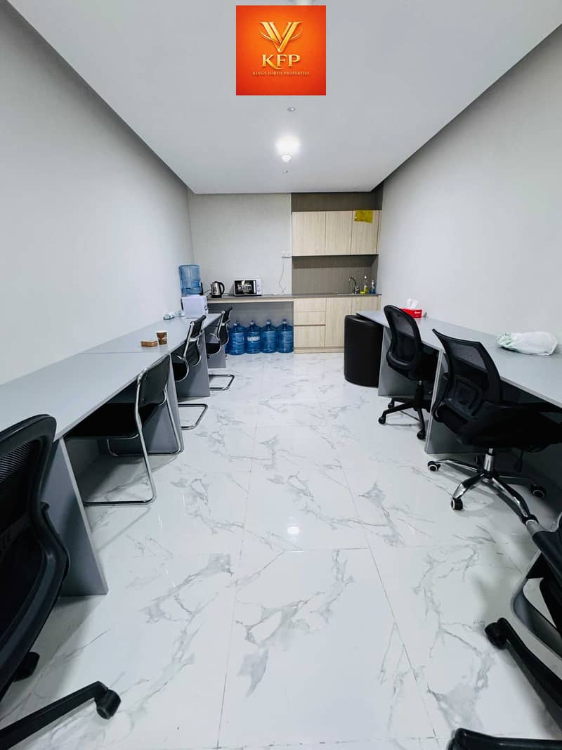 OFFICE AVAILABLE PRIME LOCATION READY TO MOVE NEAR TO METRO DEWA WIFI FREE SAME DAY EJARI