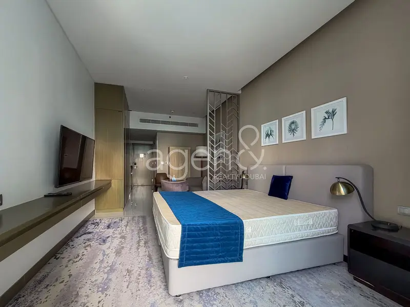 Furnished Studio Apartment with Water View