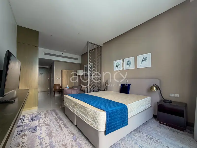 Furnished Studio Apartment with Water View