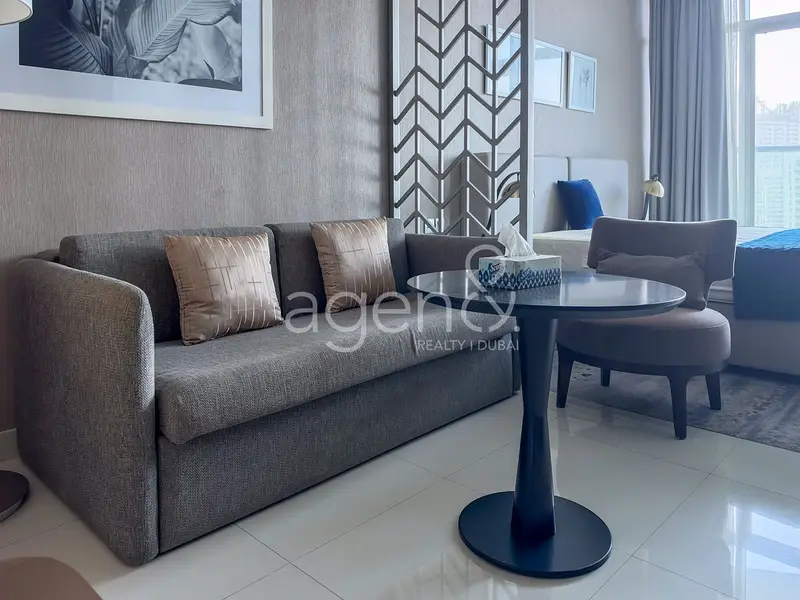 Furnished Studio Apartment with Water View