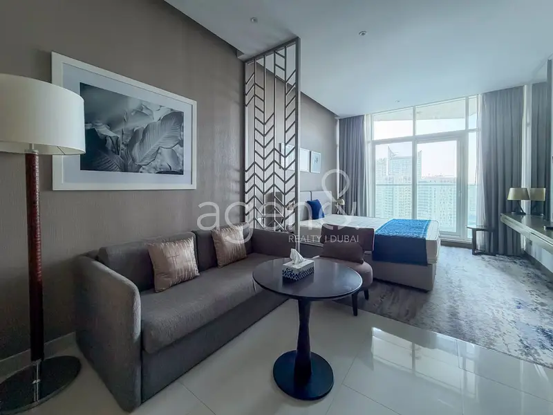 Furnished Studio Apartment with Water View
