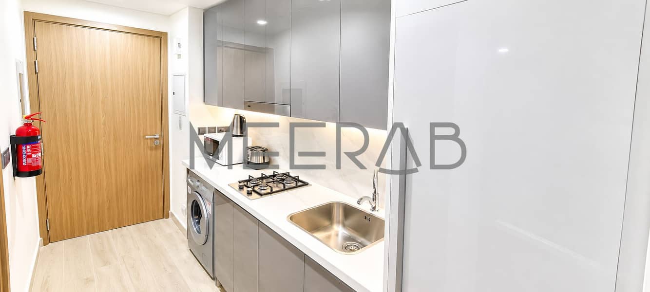 5 Bright Modern Galley Kitchenette. png