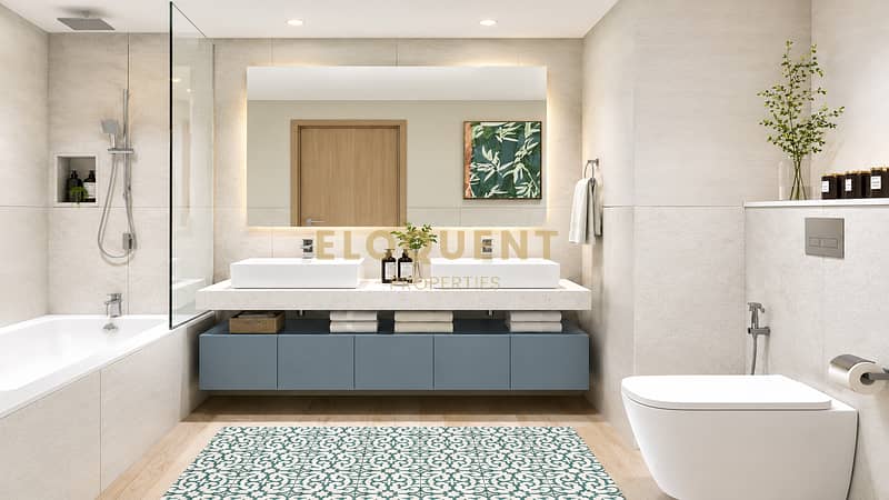 4 Modern Spa Bathroom with Botanical Accents. png