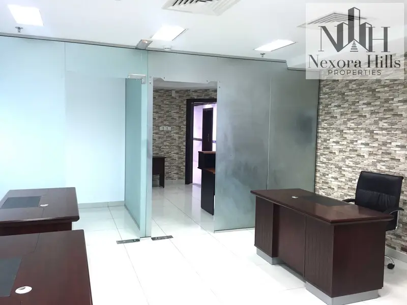 Private Pantry and Washroom | Chiller Free | 3 Glass Partition